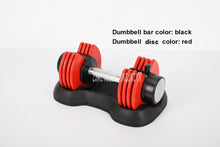 Load image into Gallery viewer, 1PC 25LB Adjustable Dumbbell Fast Weight Adjustable for Men/Women Exercise Equipment Training Arm Muscle Fitness PVC Dumbbell
