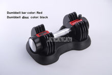 Load image into Gallery viewer, 1PC 25LB Adjustable Dumbbell Fast Weight Adjustable for Men/Women Exercise Equipment Training Arm Muscle Fitness PVC Dumbbell
