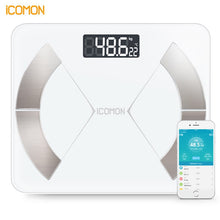 Load image into Gallery viewer, iCOMON i31 Smart Bathroom Weight Scale Body Fat Weighing Scales Floor Human Body Weight Scale Body Balance Bluetooth Best Gift
