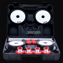 Load image into Gallery viewer, 15kg Dumbbell Set With Bar Rod Solid Pure Steel Weight Lifting Set Home Gym Barbells Dumbbell Weight Lifting Sports Training
