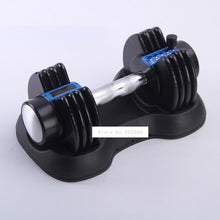 Load image into Gallery viewer, 1PC 25LB Adjustable Dumbbell Fast Weight Adjustable for Men/Women Exercise Equipment Training Arm Muscle Fitness PVC Dumbbell
