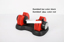 Load image into Gallery viewer, 1PC 25LB Adjustable Dumbbell Fast Weight Adjustable for Men/Women Exercise Equipment Training Arm Muscle Fitness PVC Dumbbell
