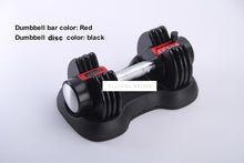 Load image into Gallery viewer, 1PC 25LB Adjustable Dumbbell Fast Weight Adjustable for Men/Women Exercise Equipment Training Arm Muscle Fitness PVC Dumbbell
