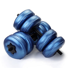 Load image into Gallery viewer, Water-filled Dumbbell Hand Weight Bodybuilding Gym Exercise Arm Muscle Training 44LBS-55LBS Equipment for Body Building Fitness

